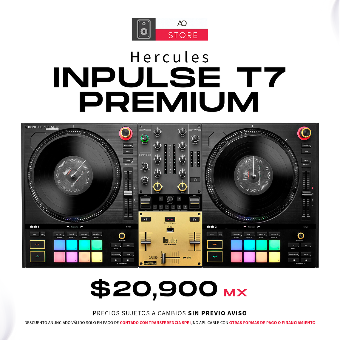 Hercules Inpulse T7 Premium Controlador 1