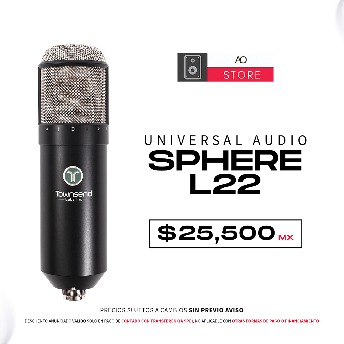 Universal Audio Sphere L22 Micrófono con sistema de modelado 1
