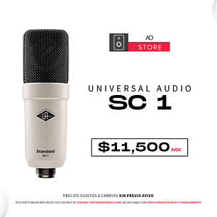 Universal Audio SC 1 Micrófono con sistema de modelado