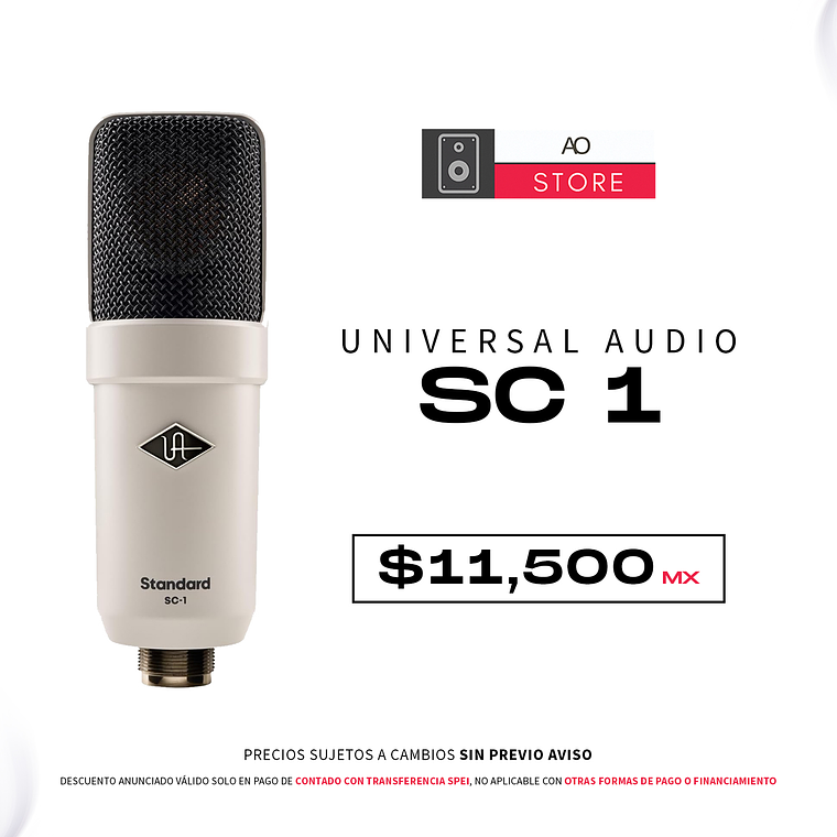 Universal Audio SC 1 Micrófono con sistema de modelado 1