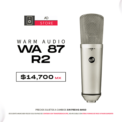 Warm Audio WA 87 R2 Micrófono De Condensador