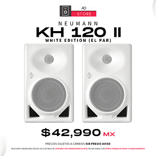 Neumann KH 120 II Monitores de Estudio White Edition (2 Piezas)