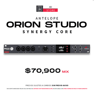 Antelope Orion Studio Synergy Core Interfaz De Audio