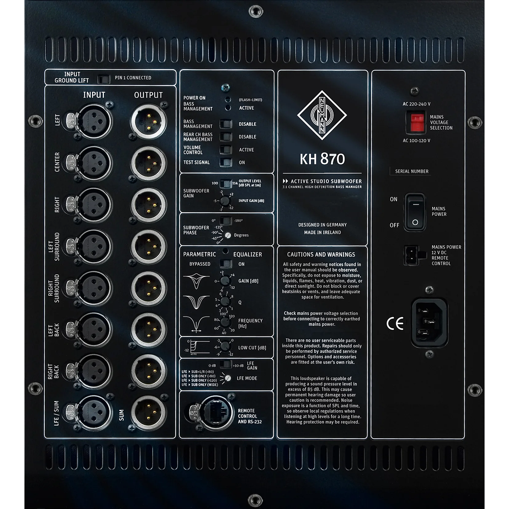 Neumann KH 870 Subwoofer De Estudio 4