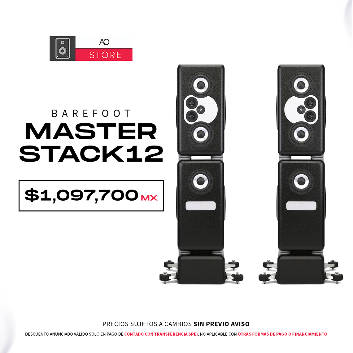 Barefoot MasterStack12 Monitores De Estudio (2 Piezas) 1