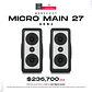 Barefoot MicroMain27 Gen2 Monitores De Estudio (2 Piezas) - Miniatura 1