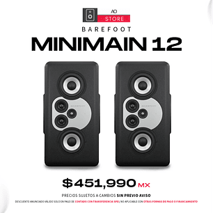 Barefoot MiniMain12 Monitores De Estudio (2 Piezas)