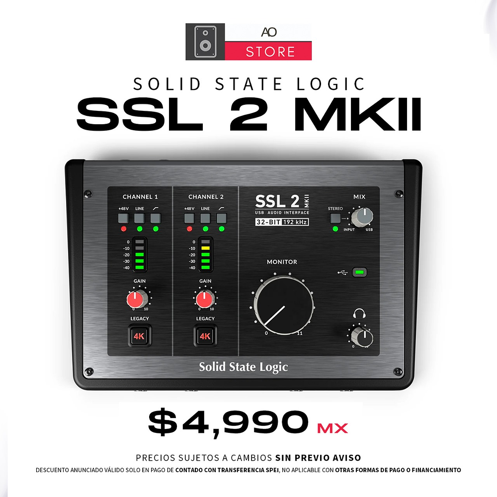 Solid State Logic SSL 2 MKII Interfaz De Audio 1