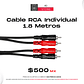 Cable RCA Individual 1.8 Metros - Miniatura 1