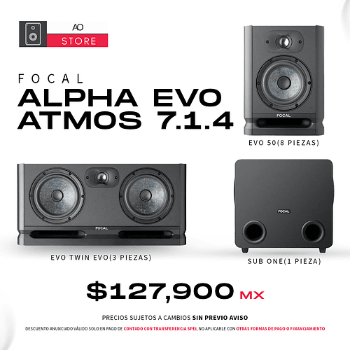 Focal Alpha Evo Sistema Atmos 7.1.4