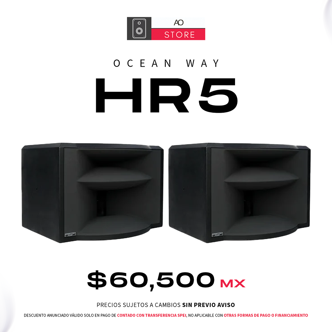 Ocean Way HR5 Monitores De Estudio (2 Piezas) 1