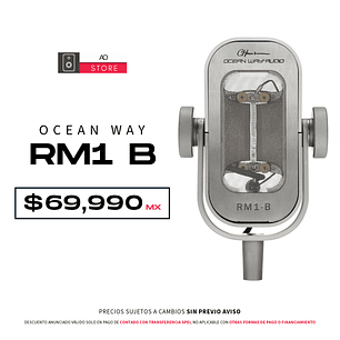Ocean Way RM1 B Micrófono de Cinta 