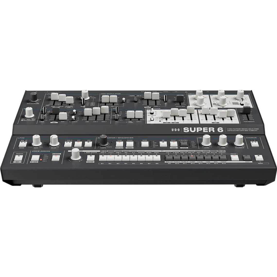 UDO Audio Super 6 Desktop Edición Limitada Dark Sintetizador Polifónico 2