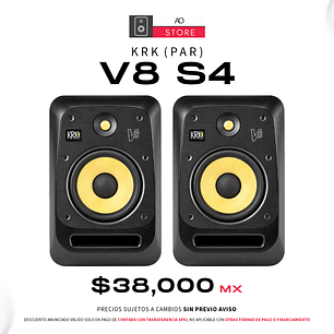 KRK V8 S4 Monitores De Estudio (2 Piezas)