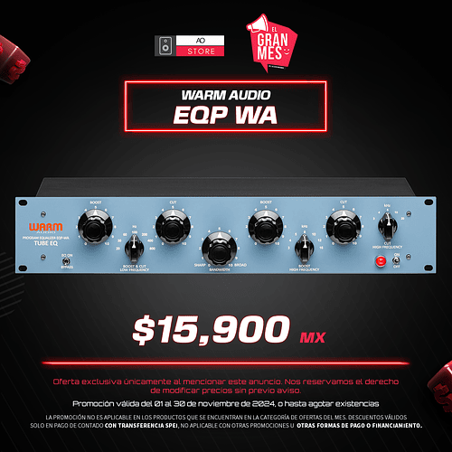 Warm Audio EQP WA Ecualizador