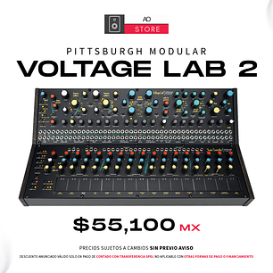 Pittsburgh Modular Voltage Lab 2 Standalone Dual Oscillator Sintetizador Analógico Semi-Modular 