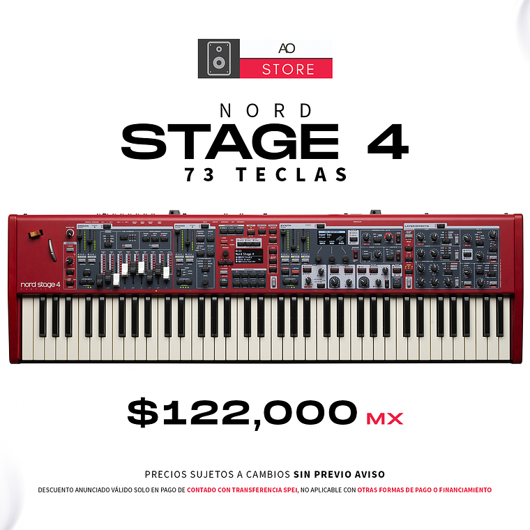 Nord Stage 4 Compact Sintetizador Analógico 73 Teclas 1