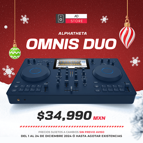 AlphaTheta Omnis Duo Reproductor Multimedia Para Dj