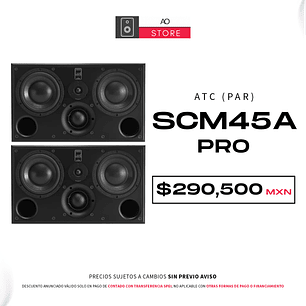 ATC SCM45A Pro Monitores De Estudio (2 Piezas)