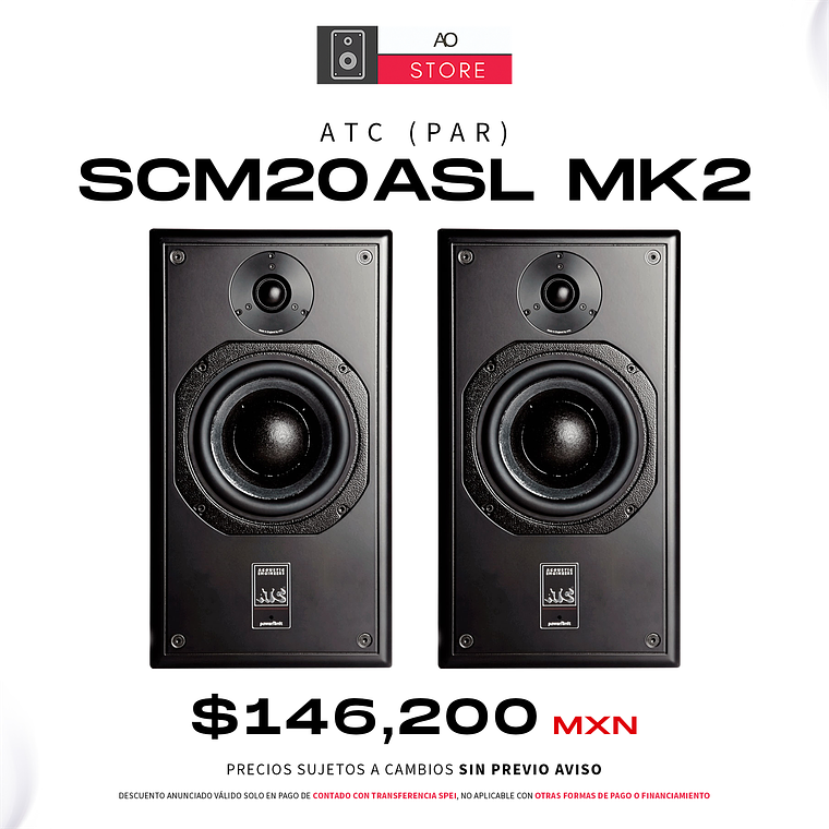 ATC SCM20ASL Mk2 Monitores De Estudio (2 Piezas) 1