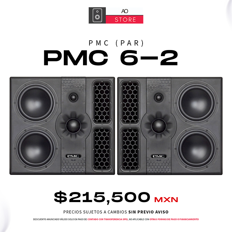 PMC PMC 6-2 Monitores De Estudio (2 Piezas) 1