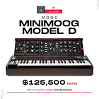 Moog Minimoog Model D Sintetizador Análogico 1
