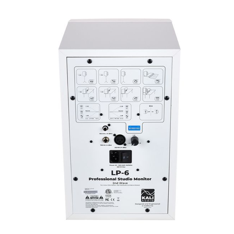 Kali Audio LP 6 Second Wave V2 White Monitores de Estudio (2 Piezas) 3