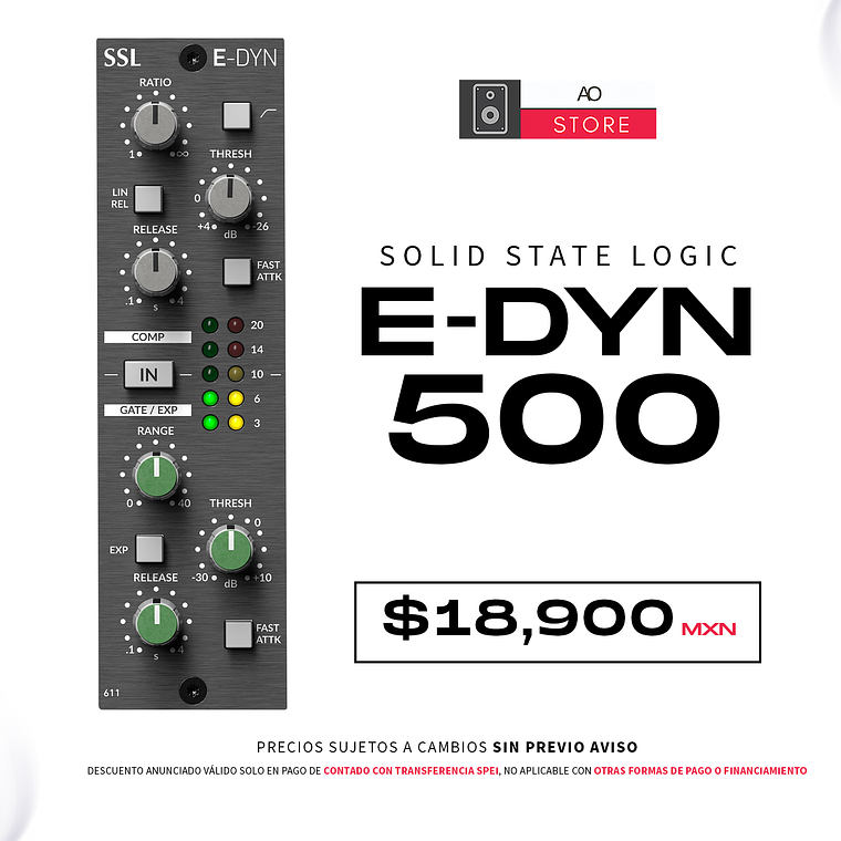 Solid State Logic E-DYN 500 Compresor  1