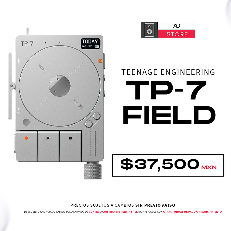 Teenage Engineering TP-7 Field Grabadora De Audio Portátil 1