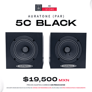 Auratone 5C Black Monitores De Estudio Activos (2 Piezas)