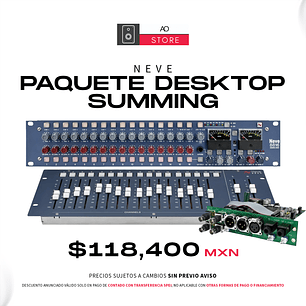 Neve Paquete Desktop Summing Mezcladora para estudio
