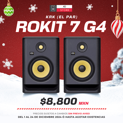 KRK Rokit RP7 G4 Monitores De Estudio (El Par)