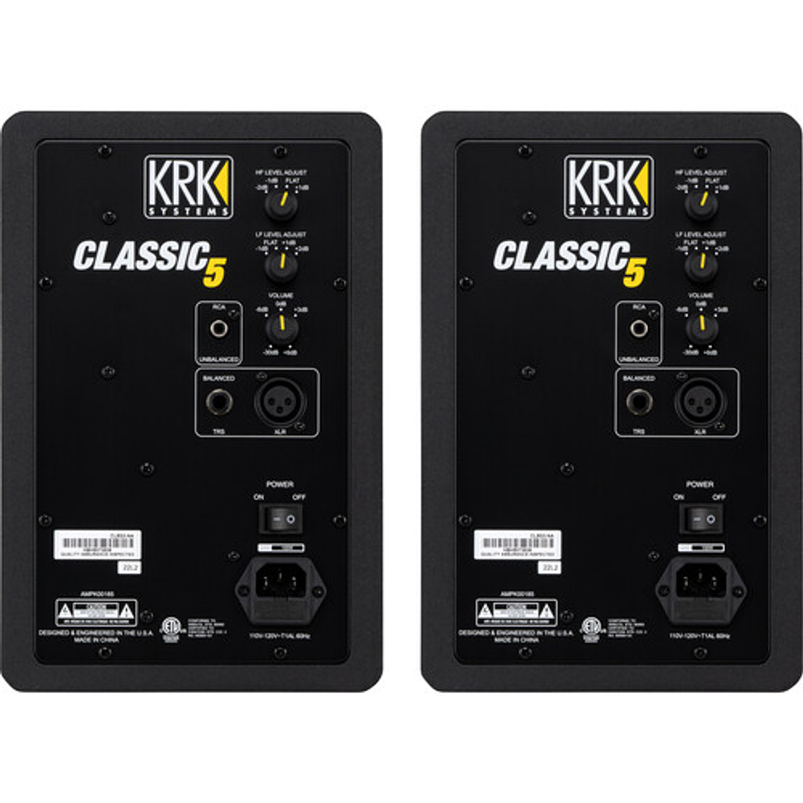 KRK Classic 5 Pack Monitores de Estudio (2 Piezas) 3