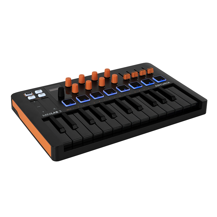 Arturia MiniLab 3 Edición Black & Orange Teclado Midi  3