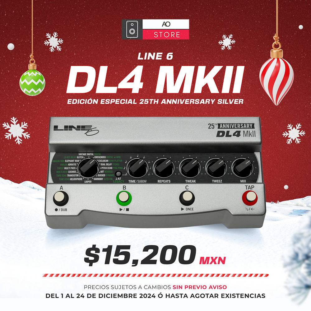 Line 6 DL4 MkII Edición Especial 25th Anniversary Silver 1