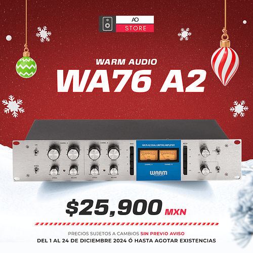 Warm Audio WA76 A2 Compresor FET Dos Canales