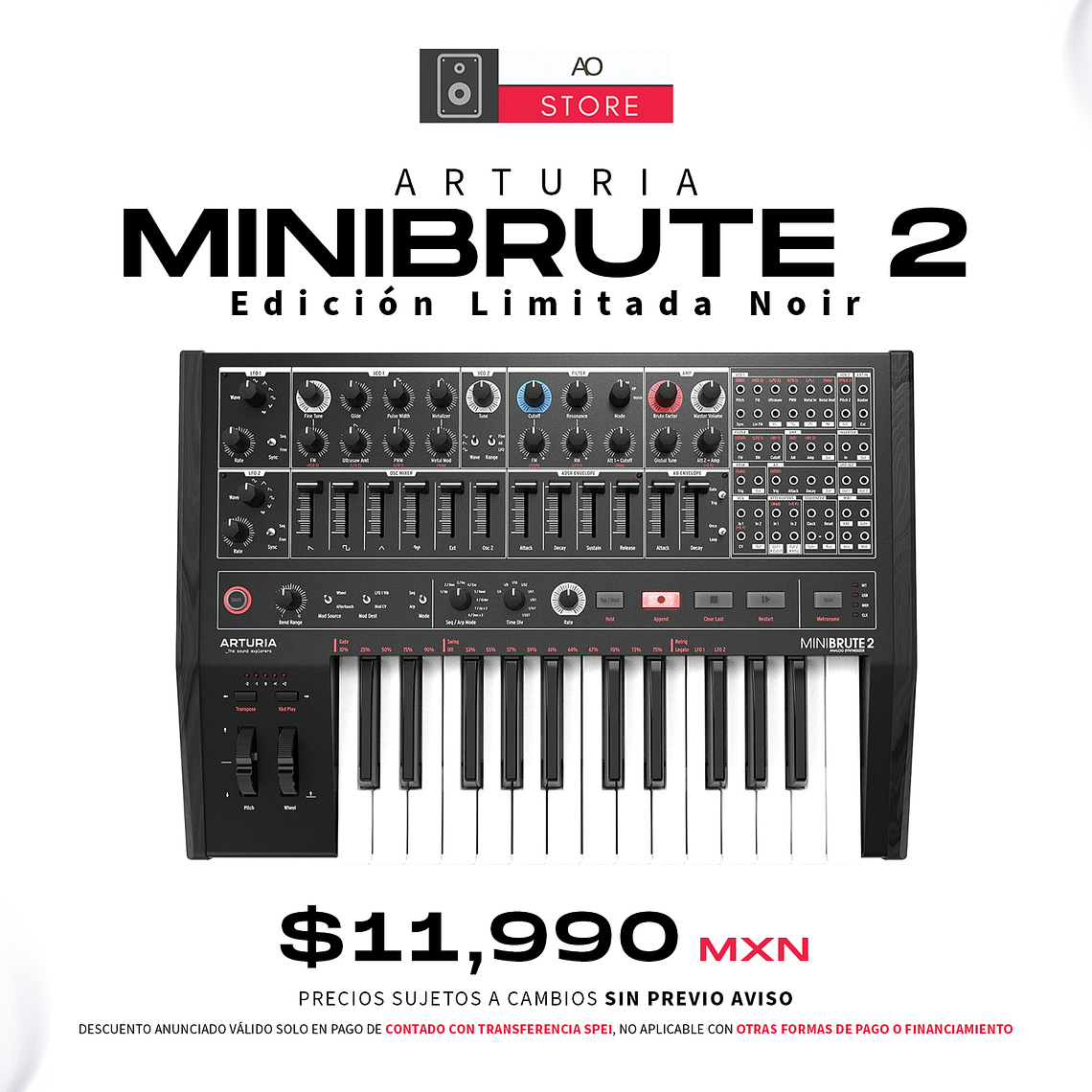 Arturia MiniBrute 2 Sintentizador Analógico Semi Modular 1