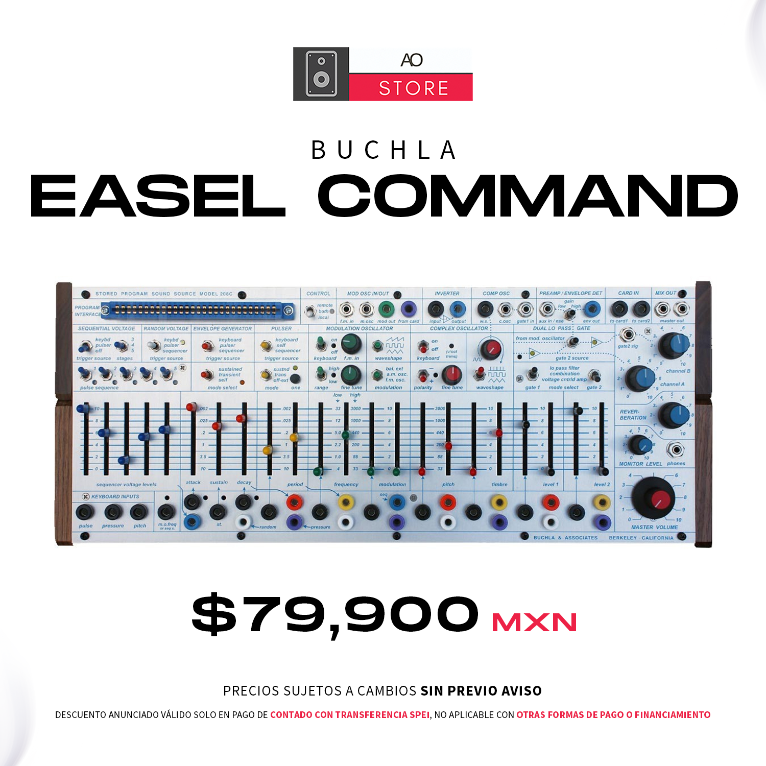 Buchla Easel Command Sintetizador Semi Modular