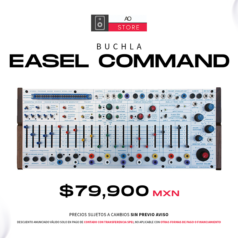Buchla Easel Command Sintetizador Semi Modular 1