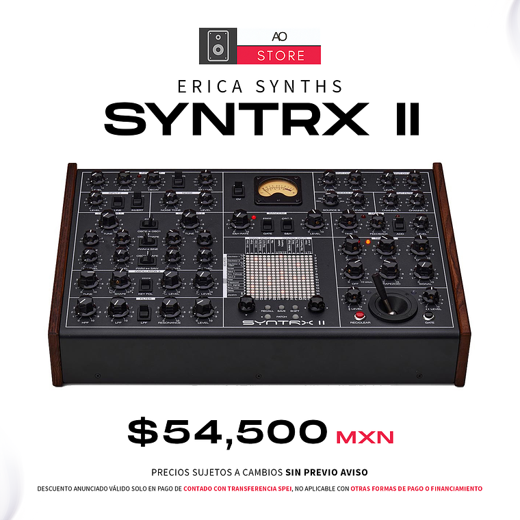 Erica Synths SYNTRX II Sintetizador 1