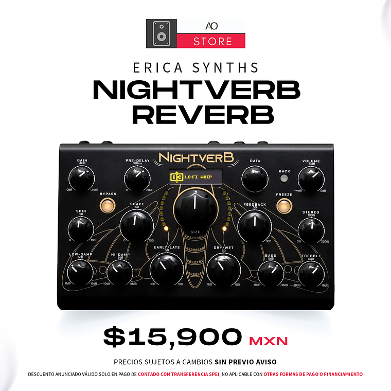 Erica Synths Nightverb Reverb 1