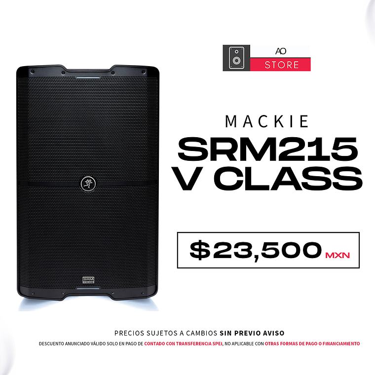 Mackie SRM215 V Class Bocina Activa 1