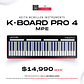 Keith McMillen Instruments K-Board Pro 4 MPE Teclado Midi - Miniatura 1