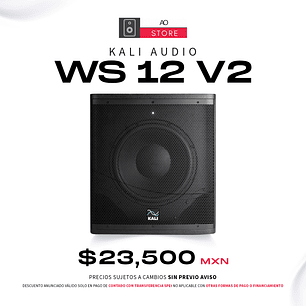 Kali Audio WS 12 V2 Subwoofer De Estudio