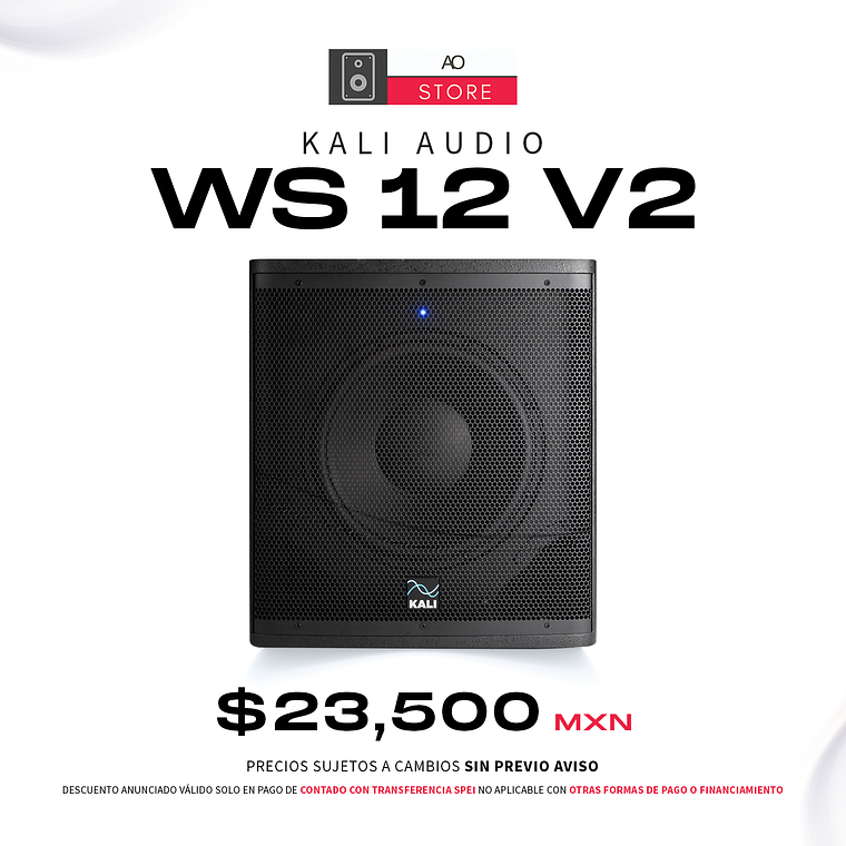 Kali Audio WS 12 V2 Subwoofer De Estudio 1