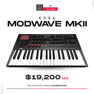 Korg Modwave MkII Sintetizador Wavetable