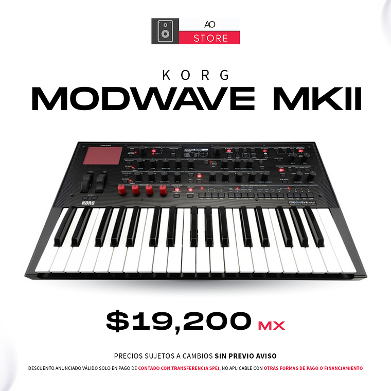 Korg Modwave MkII Sintetizador Wavetable 1