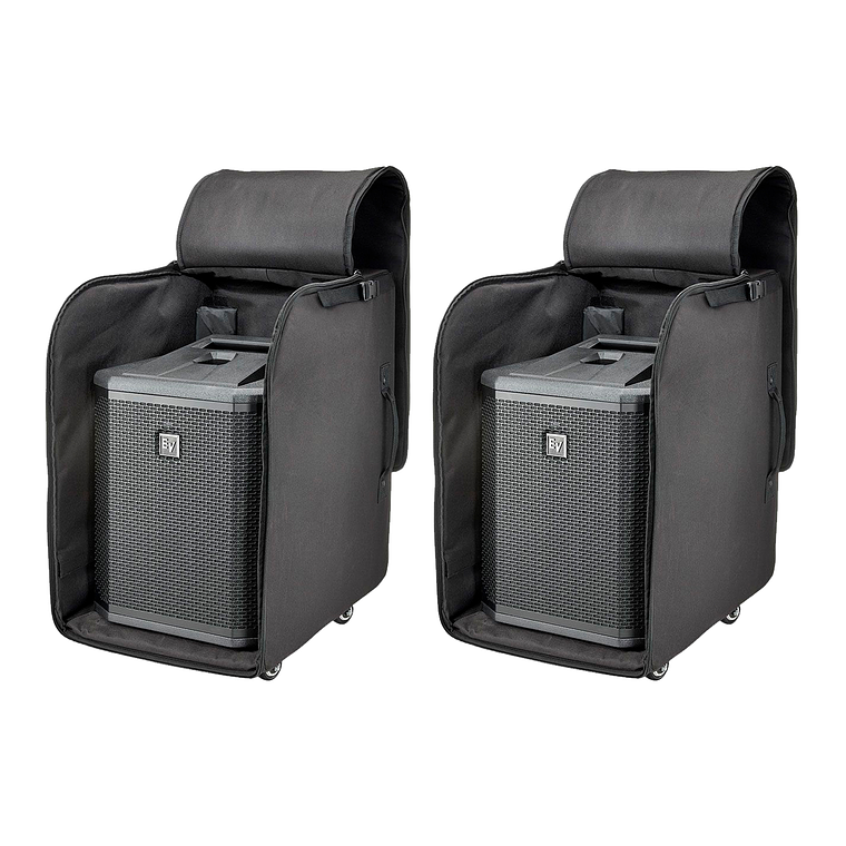 EV Electro Voice Evolve 30M (2 Piezas) + Maletines con Ruedas (2 Piezas) + Cables (2 Piezas) 4