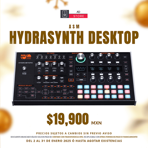 ASM Hydrasynth Desktop Sintetizador Polifónico