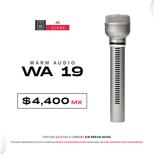 Warm Audio WA 19 Micrófono Dinámico
